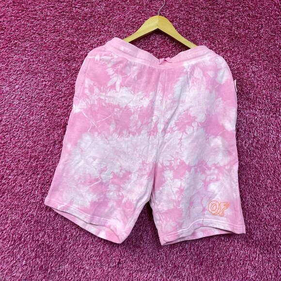 Odd Future Pink Tie-Dye Sweat Shorts XL - Picture 3 of 4